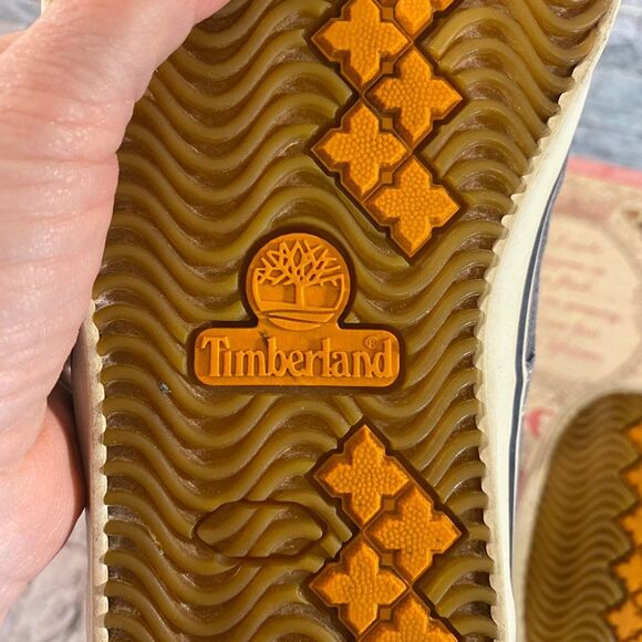 Timberland Earth Keepers Canvas Boat Shoes Men's Size 9 Lace Up - Picture 6 of 9